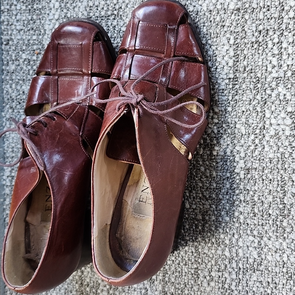 Enzo Vintage Leather Sz 7.5 Rare